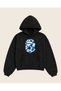 A Bathing Ape Blue Ocean Printed Oversize Hoodie 100% Cotton 3 Thread Count Unisex Hooded Sweatshirt