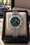 New Season Silver Color Dial Green Men's Wristwatch - 3