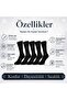 Wak Men's Black Winter Thermal Towel Socks 12-Pack |   Seamless, Flexible, Warm, Strong Heel Support - 3