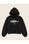 Palm Angels Toyshark Printed Oversize Hoodie 100% Palm Angelsmuk 3 Thread Yarn Unisex Hooded Sweatshirt