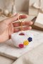 Handmade Floral Knitted Mini Bag Keychain & Bag Ornament
