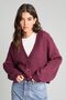 Regular Fit V-Neck Basic Plain Button Closure Knitwear Cardigan U2052Az26Wn - 3