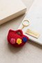 Handmade Floral Knitted Mini Bag Keychain & Bag Ornament