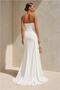 Women's V Detailed Dress Collar Crepe - 5