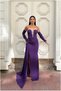 Women's V Detailed Dress Collar Crepe - 3