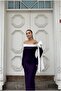 Krep Strapless Evening Dress Fabric Dress - 4