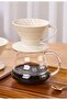 فلتر قهوة سيراميك V60، كوب ترشيح قهوة مخروطي سعة 2-4 أكواب، فلتر قهوة سيراميك عالي الجودة للصب اليدوي - 2