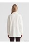 Özmarka New Season Ecru Modal Blended Women's Shirt Jacket - 4