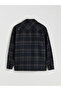 Ozmarka New Season Comfortable Fit Plaid Wool Blend Men's Shirt Jacket - 7