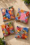 Seafood Lover Patterned 4-Piece Throw Pillow Cover Set - 2
