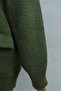 Double Pocket Half-Waisted Buttoned Casual Knitwear Cardigan -Khaki - 8