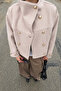 High Collar Anti-Pilling Fabric Women's Cashmere Coat Jacket - 2
