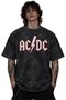 Ac Dc Rock Metal Music Band Printed Unisex Oversize Vintage Washed T-Shirt - 4