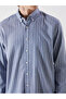 Regular Fit Long Sleeve Striped Men's Shirt - 3