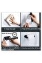 Self-Adhesive Toilet Paper Holder – Matte Black Modern Bathroom Roll Hanger - 4