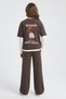 Girl's Flexible Oysho Fabric 3-Piece Tracksuit Set – Printed Comfortable Fit Children's Clothing - 3