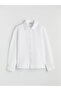 White dobby men's shirt