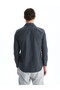 Özmarka New Season Slim Fit Long Sleeve Poplin Men's Shirt - 8