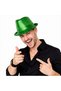 Green Sequined Disco Party Hat Adult Glittery Fedora Model - 2