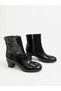 Genuine Leather Patent Leather Boots 972 - 2