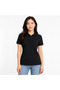 Sasan Women's Classic Black Polo Shirt – XL Short Sleeve Casual Collared Tee - 2