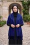 Tasseled Shoulder Shawl Saks - 2
