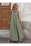 Rochie maxi, verde - M - 6