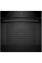 Gas Built-in Oven, HGG733EA0M, German Engineering 3-Glass Door Safety, 60x60 cm, HotAir Safety Fan, Black glass design