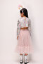Powder Long Sleeve Girls' Sequin Crop Top and Skirt Set - Gisele - 4