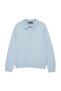 Uzun kollu örme polo t-shirt - 3
