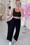 Wide Leg Knitwear Trousers 7K017 - 3