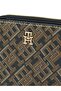 Monogram Logo Printed Medium Size Zippered Women's Wallet - 3