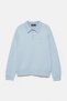 Uzun kollu örme polo t-shirt - 6