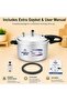 Feast Pressure Cooker, 4 Point Safety System, Smart Cooking Technology, Promotes Healthy Cooking, PFOA Free, Energy Saving Meals for Professionals & Home Use (7 Liters) - 7