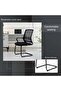 Fortis Office Visitor Chair Mesh And Fabric - Black | Black - 5