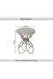 Artisan Metal Round Sidetable - Brown - 4