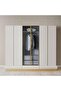 Martoni 6 Door Wardrobe - Light Grey - 3