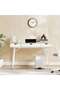 Danica Study Desk Melamine - Natural & White - 2