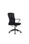 Aniza Office Medium Back Chair Mesh Fabric - Black - 3