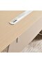 Shanil Executive Desk With Side Cabinet Melamine - Beige & White - 4