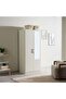Premier 2 Door Wardrobe With Mirror - White - 2