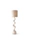 Thorin E27 Swirl Polyresin Floor Lamp 45x168.5cm - White - 4