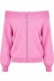 Pink Off-Shoulder Cardigan - 261070
