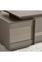 Jamont Executive Desk With 2 Side Cabinet Melamine - Grey & Walnut - 5