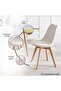 ZEKTEX NEW 1+6 DINING SET - WHITE NATURAL - 6