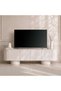 Hines Tv Unit Up To 80 Inches With 4 Door - Off White