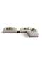 Klinai Corner Sofa Set- Beige - 7