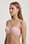 Women's Pink Strapless Padded Bra - 2