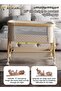 Foldable Multi-Functional Baby Bedside Crib, Bedside Sleeper Bassinet With Storage Drawer, - 4