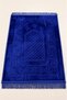Soft Velvet Textured Prayer Mat - Patterned Tufted Prayer Mat